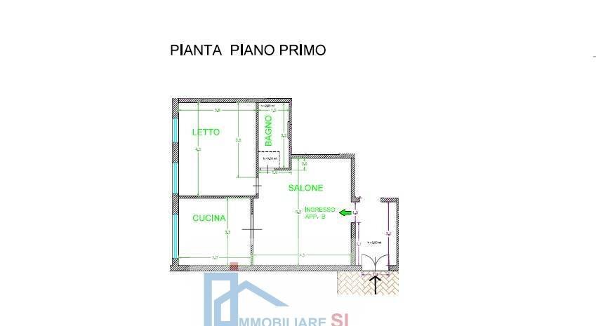 Foto 25 - Bilocale Via Crocevia Sala, Foglianise - planimetria 1