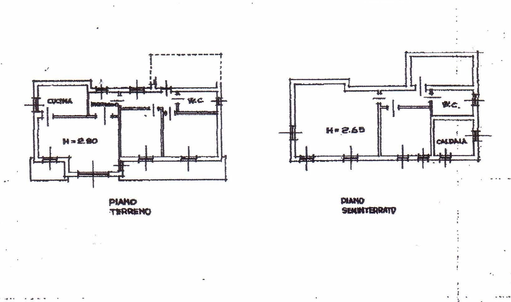 Villa piazza di Pala, Miazzina - planimetria 1