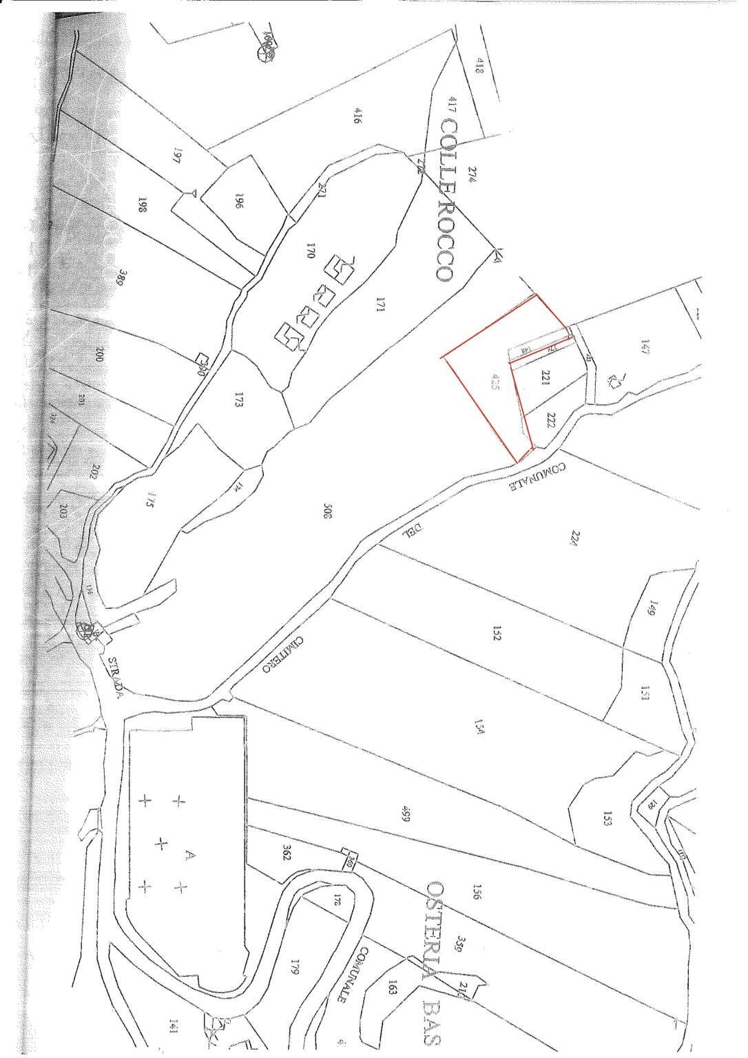 Terreno agricolo via Rosce, Montelibretti - planimetria 1