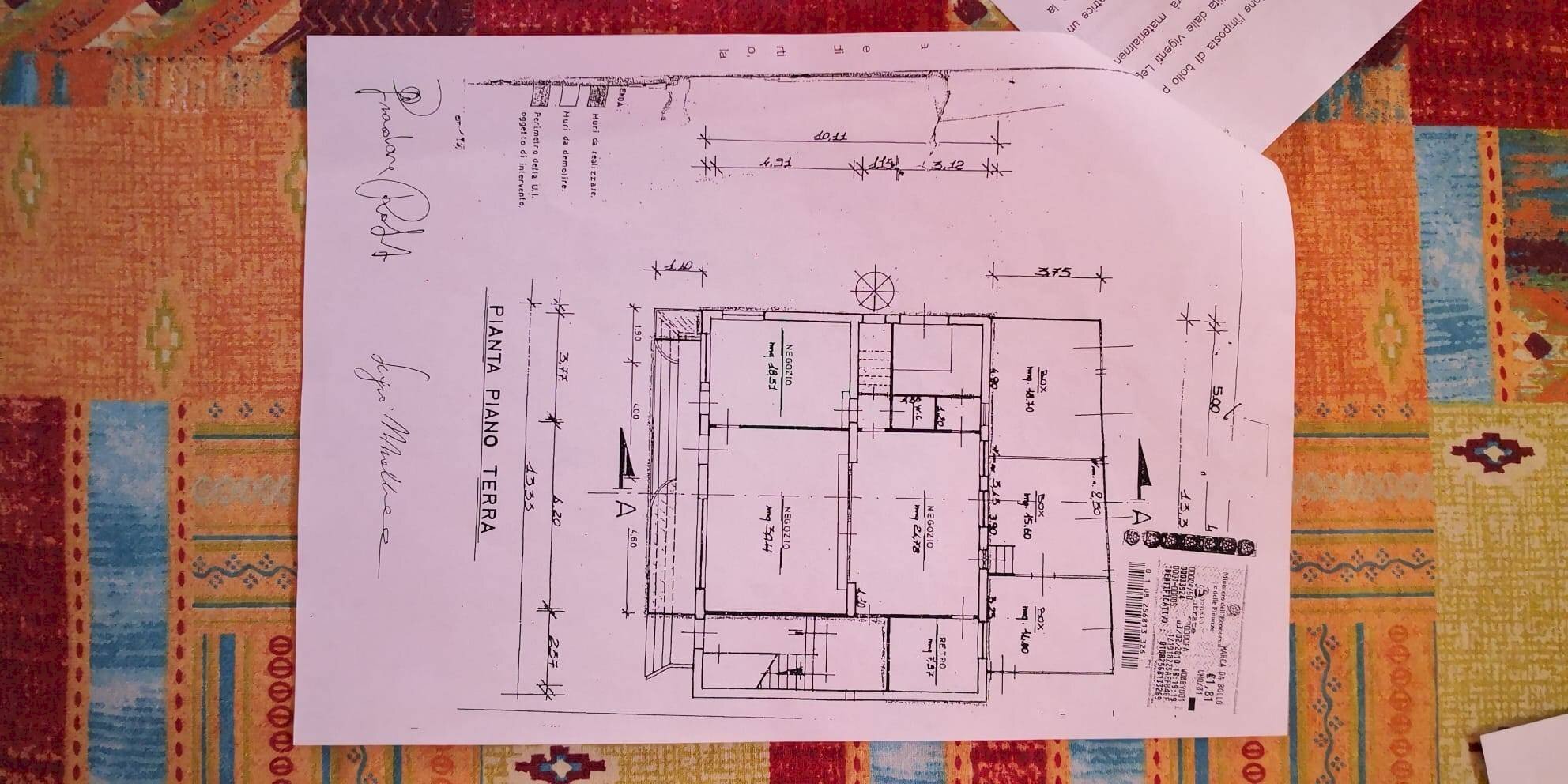 Shop via Sebenico, Bellaria-Igea Marina - floor plans 1