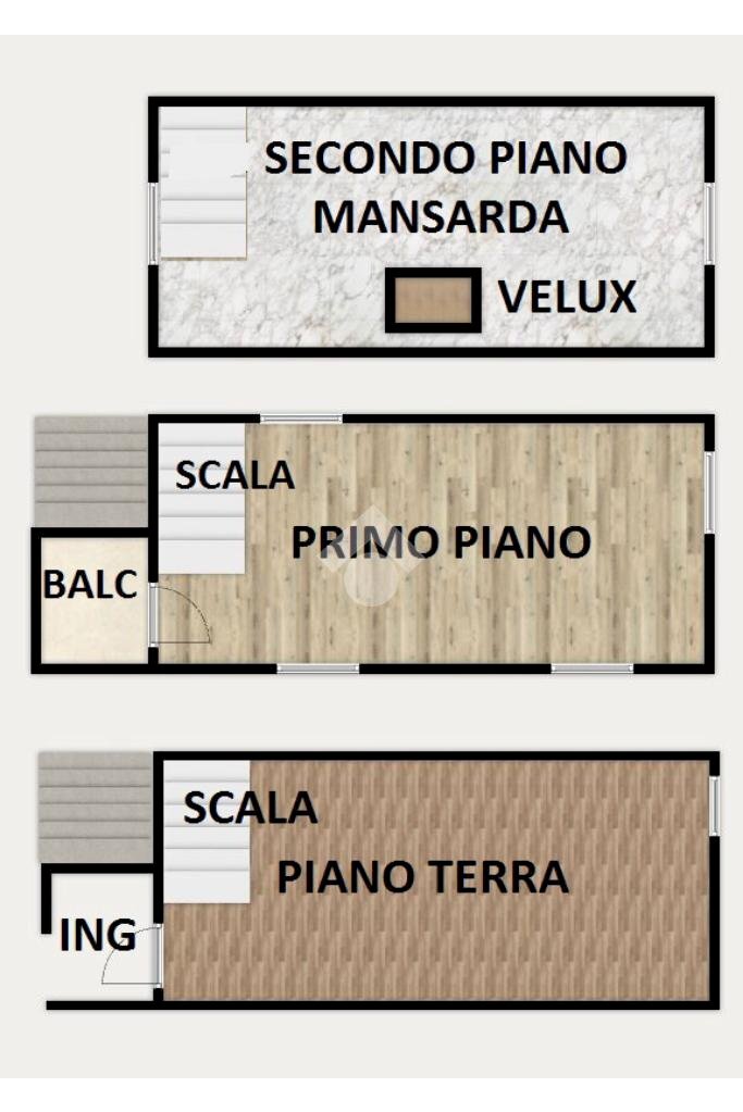 Casa indipendente Via Salvarezza Bastia, Busalla - planimetria 1