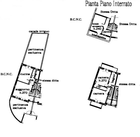 Villa a Schiera via Ettore Bignone, 47, Pinerolo - planimetria 1