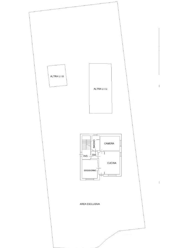 Casa indipendente Via Borghetto, Mirandola - planimetria 1