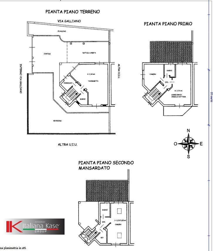 Foto 56 - Terraced Villa via galliano
 
17, Foglizzo - floor plans 1