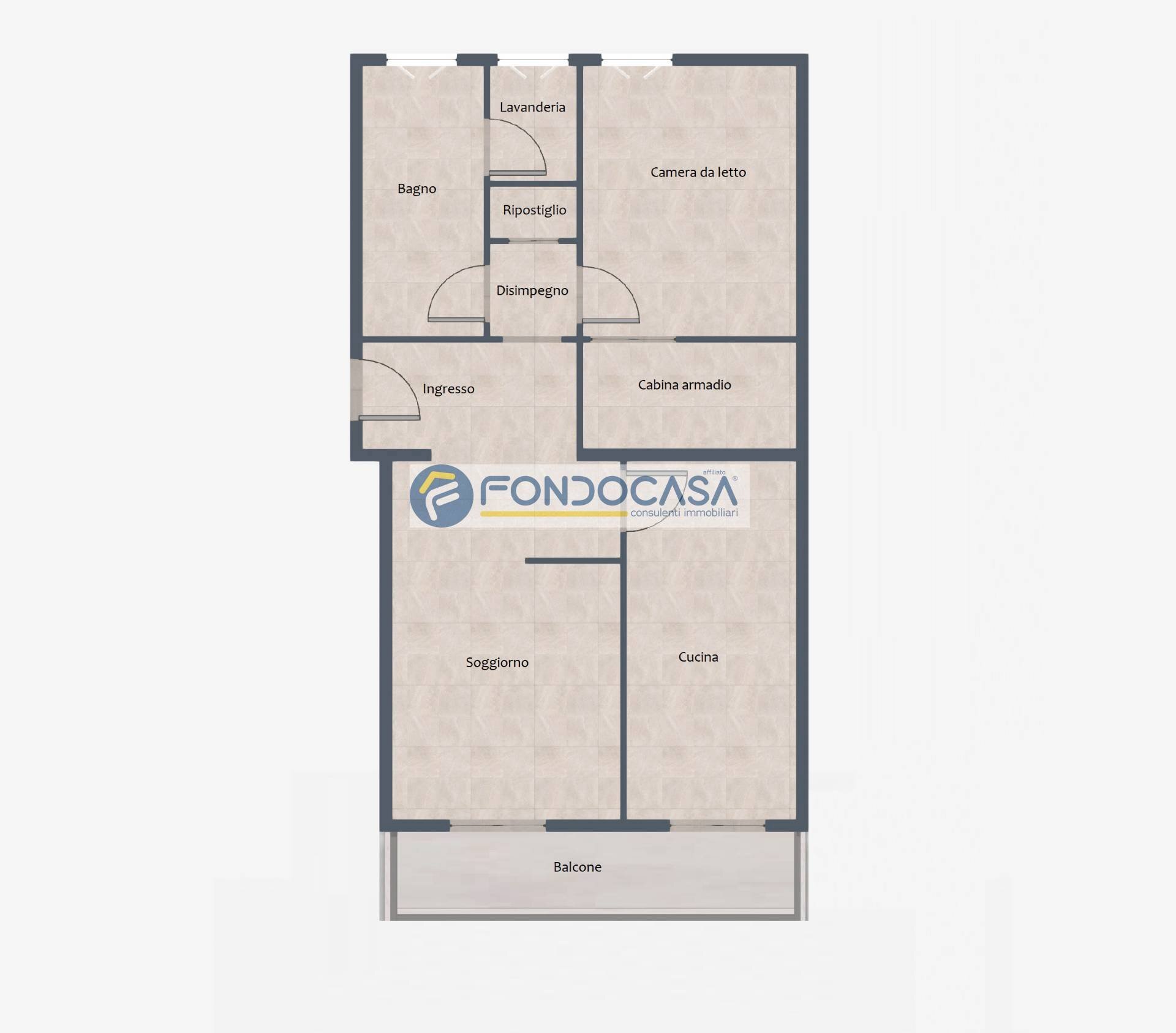 Foto 48 - Two-room apartment Viale Andrea Doria
 
17, Milano - floor plans 1