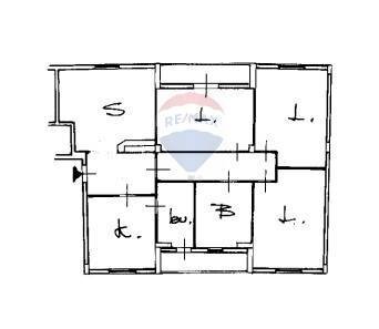 Pianta 2D - Appartamento Viale Algeri
 
56, Siracusa - planimetria 1