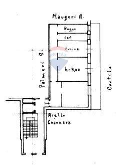 Pianta 2D - Trilocale via Marconi
 
33, Gravina di Catania - planimetria 1