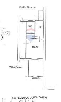 Pianta 2D - Quadrilocale VIA FRANCESCO CONFALONIERI
 
13, Catania - planimetria 1