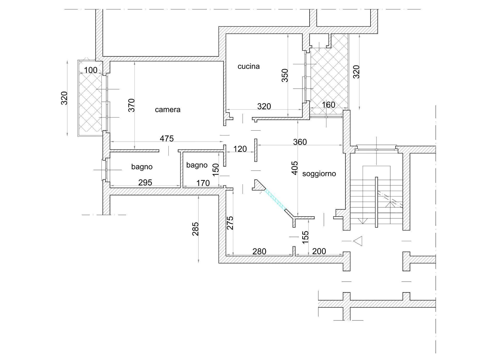Foto 27 - Three-room apartment Via Cottolengo
 
1, Vinovo - floor plans 1