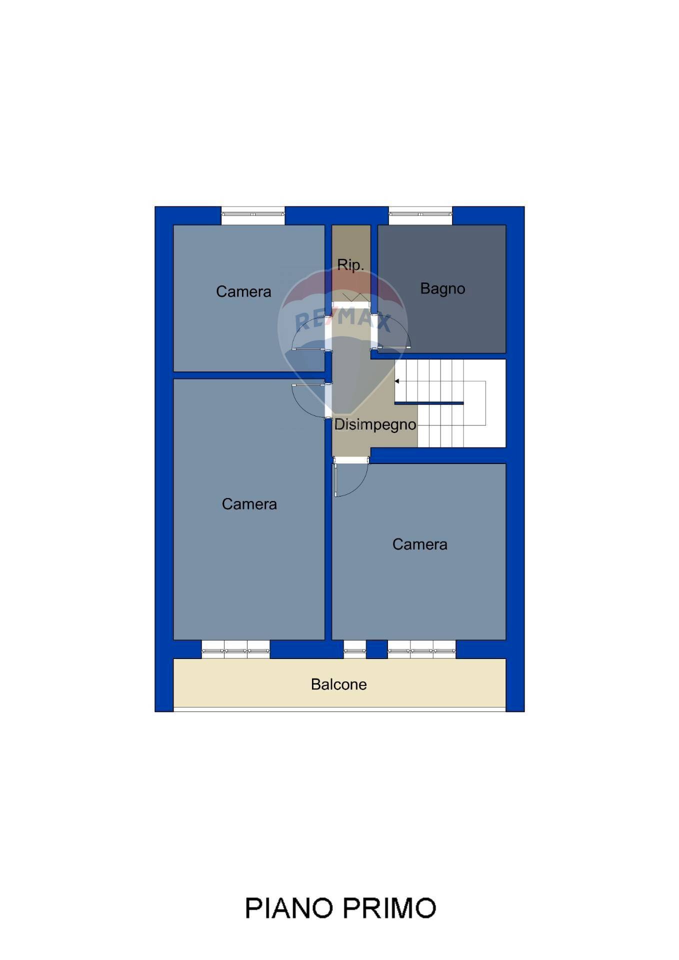 Pianta 2D - Villa a Schiera Cargeghe - planimetria 1