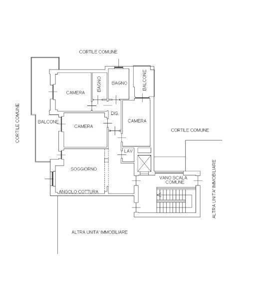 Foto 43 - Four-room apartment VIA PADOVA
 
353, Milano - floor plans 1