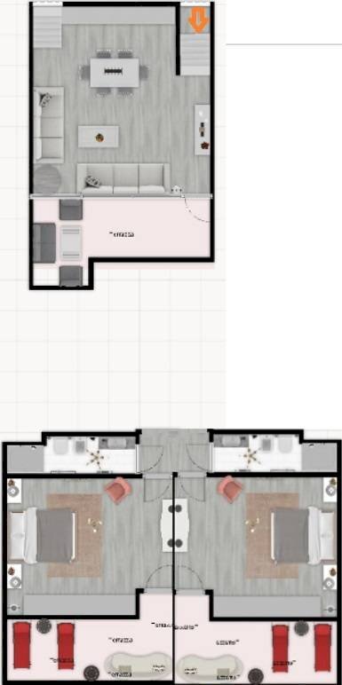 Foto 7 - Trilocale Via Cugnana Verde
 
64, Olbia - planimetria 1