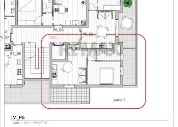 Pianta 2D - Two-room apartment Via Fermi, Alghero - photo 2