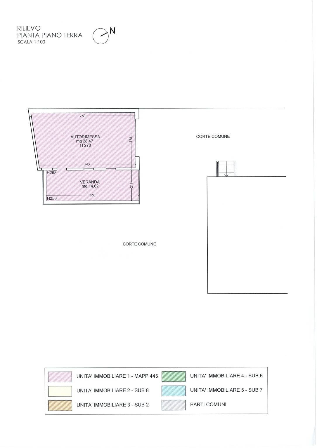 Loft via Pietro Antonio Cataldi, 35, Bologna (neighborhood Borgo Panigale) - floor plans 1