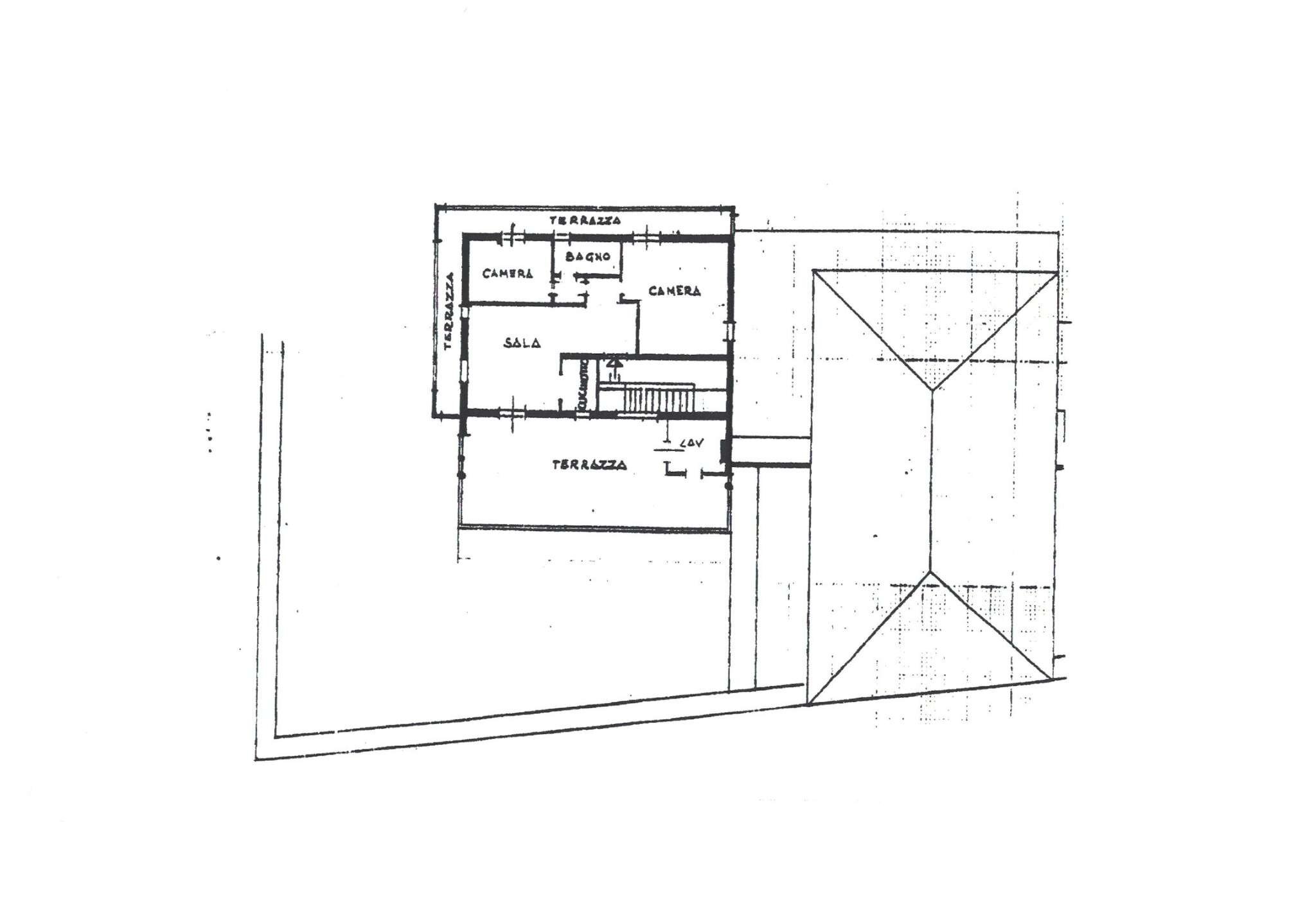 planimetria - Trilocale via Delle Fragole, Bologna (zona Murri) - planimetria 1