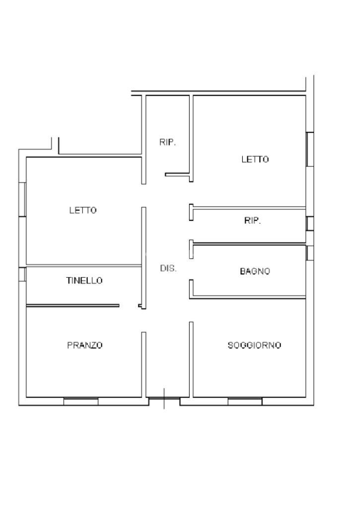 Independent house Via Cimitero Israelitico, Carpi - floor plans 1