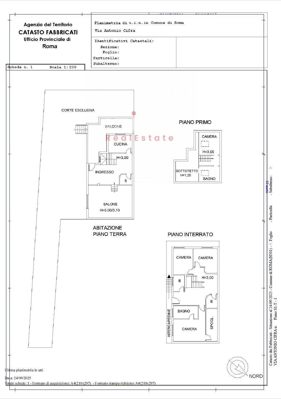 Foto 43 - Villa Via Antonio Cifra, Roma - floor plans 1
