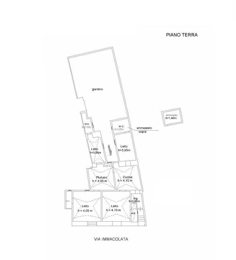 Foto 76 - Casa indipendente Via Immacolata
 
55, Alezio - planimetria 1