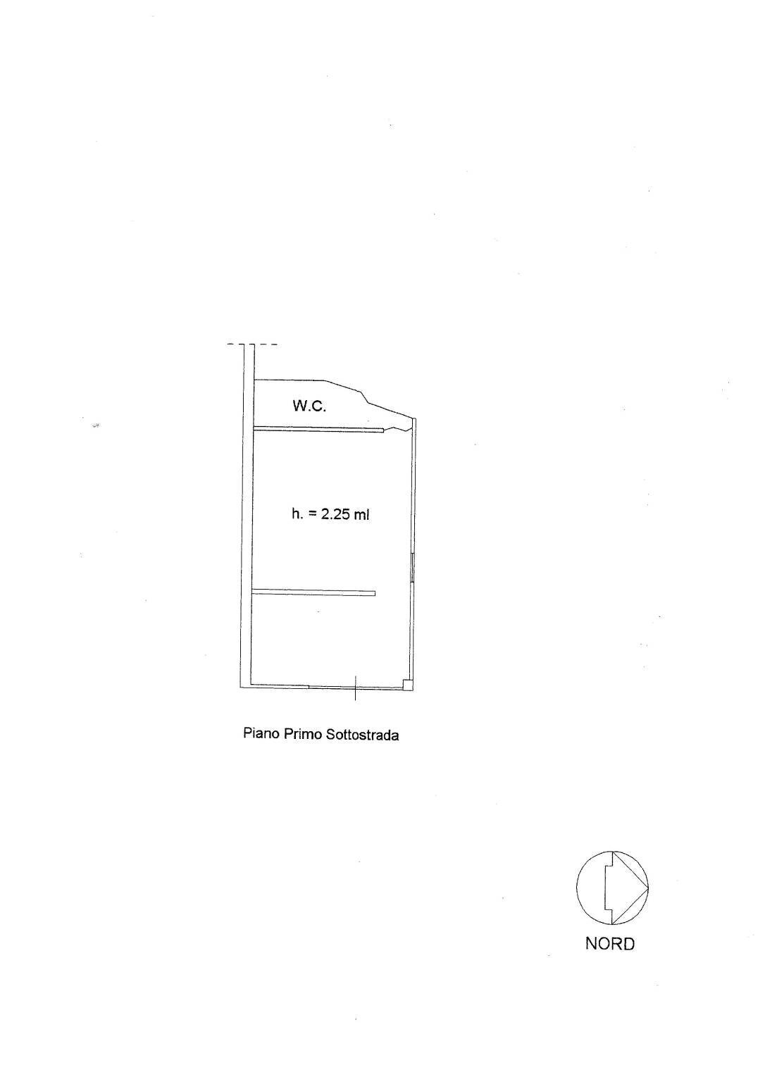 Magazzino via Santo Janni, Formia - planimetria 1