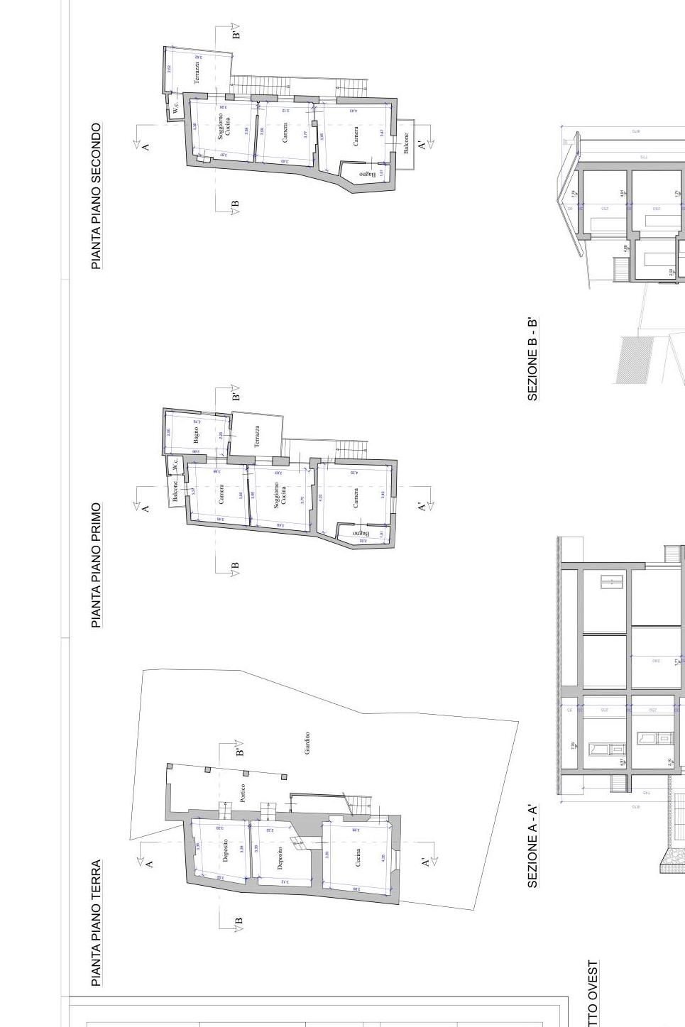 Casa indipendente via Sant'Evasio, 7, Mondovì - planimetria 1