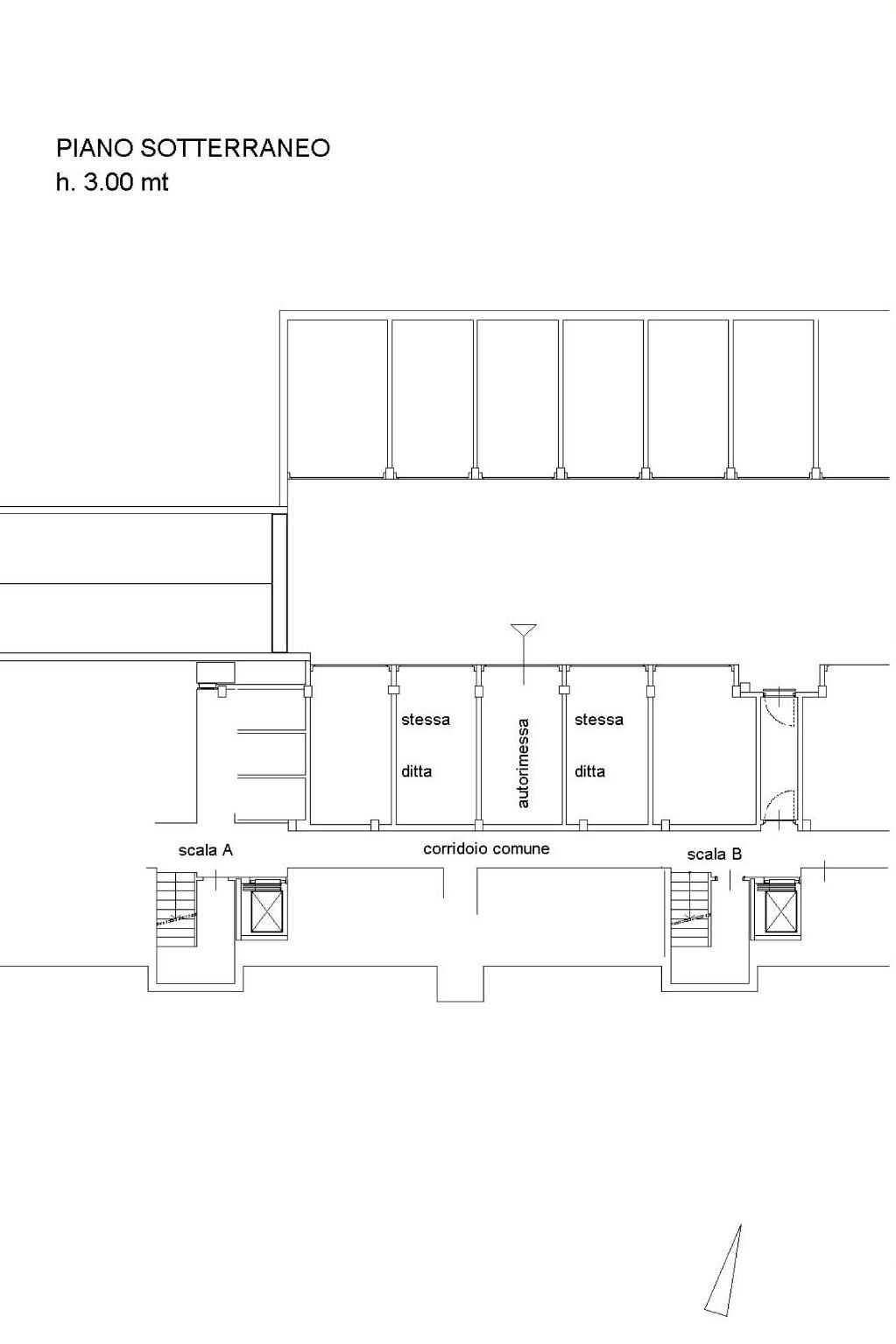 Box strada Lanzo, 166, Torino - planimetria 1