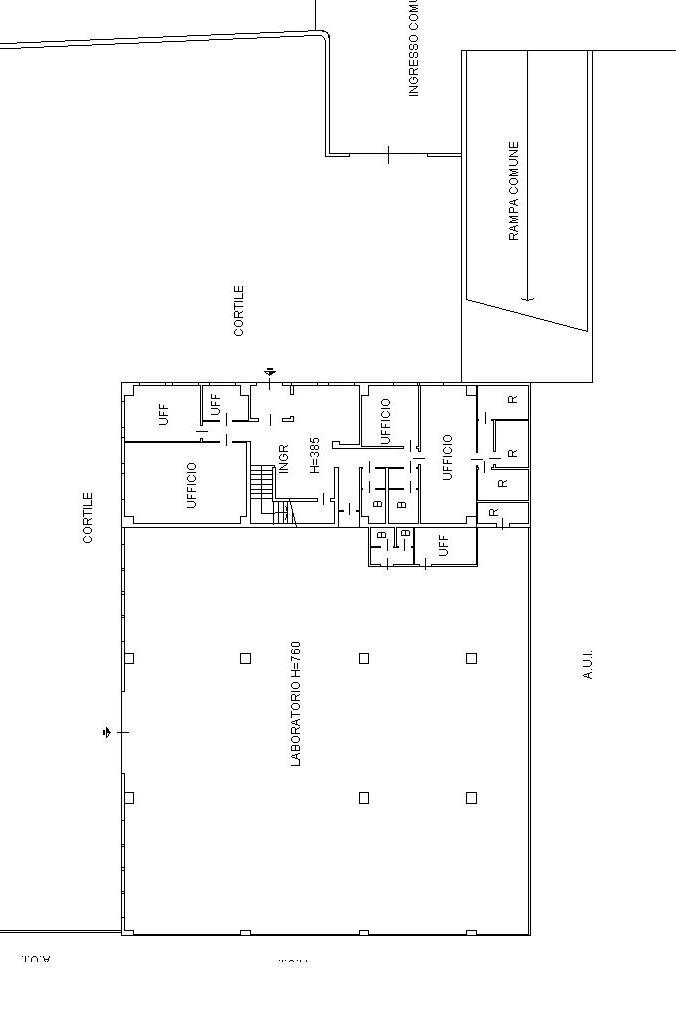 Capannone via Guglielmo Marconi, Settimo Milanese - planimetria 1