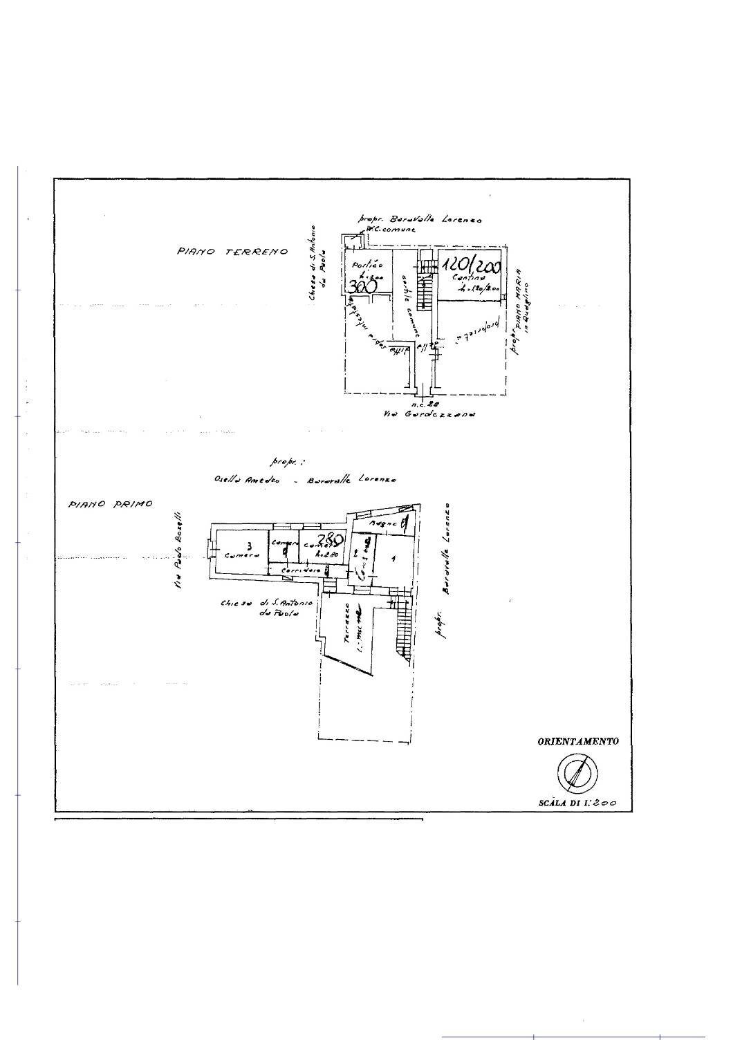Four-room apartment via Gardezzana, Carmagnola - floor plans 1