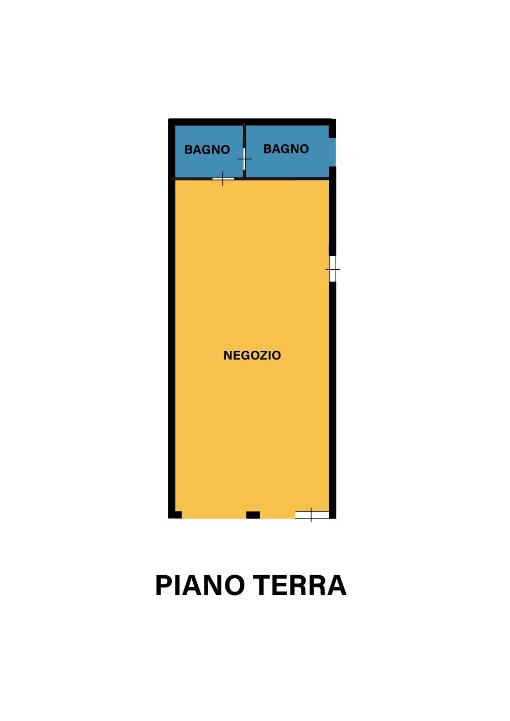 Pasticceria via Don Giovanni Minzoni, Savignano sul Rubicone - planimetria 1