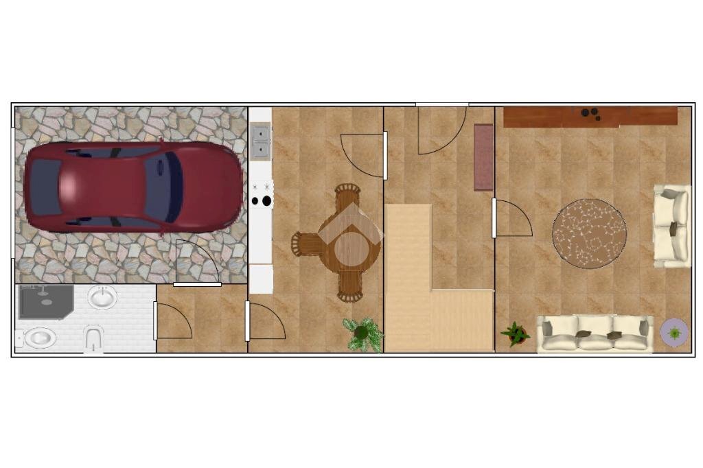 Semi-detached house Via dei Martiri, Rio Saliceto - floor plans 1