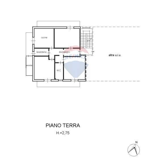 Pianta 2D - Quadrilocale portella della ginestra
 
63, Misterbianco - planimetria 1