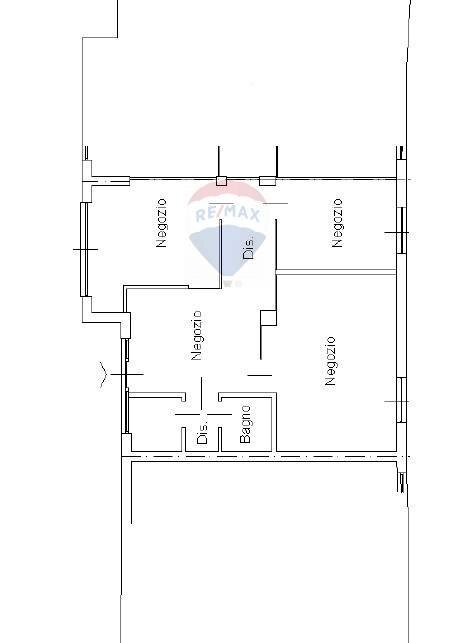 Pianta 2D - Commercial Premises VIA ARCIPRETE ROTA
 
26/28, Lallio - floor plans 1