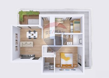 Pianta 3D - Terreno edificabile Via Mussomeli
 
50, Roma - foto 13