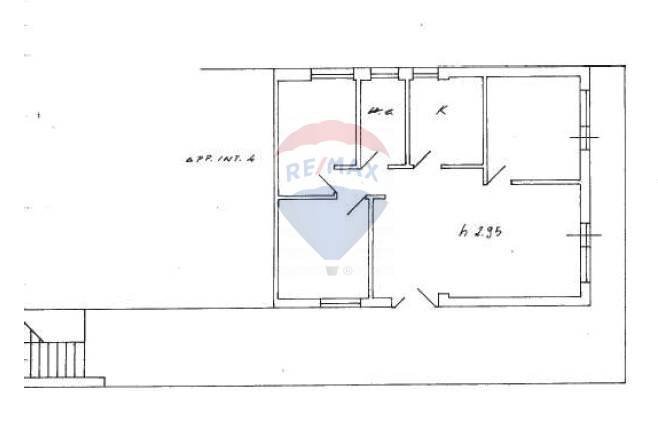 Pianta 2D - Quadrilocale Via Valledoria, Fiumicino - planimetria 1