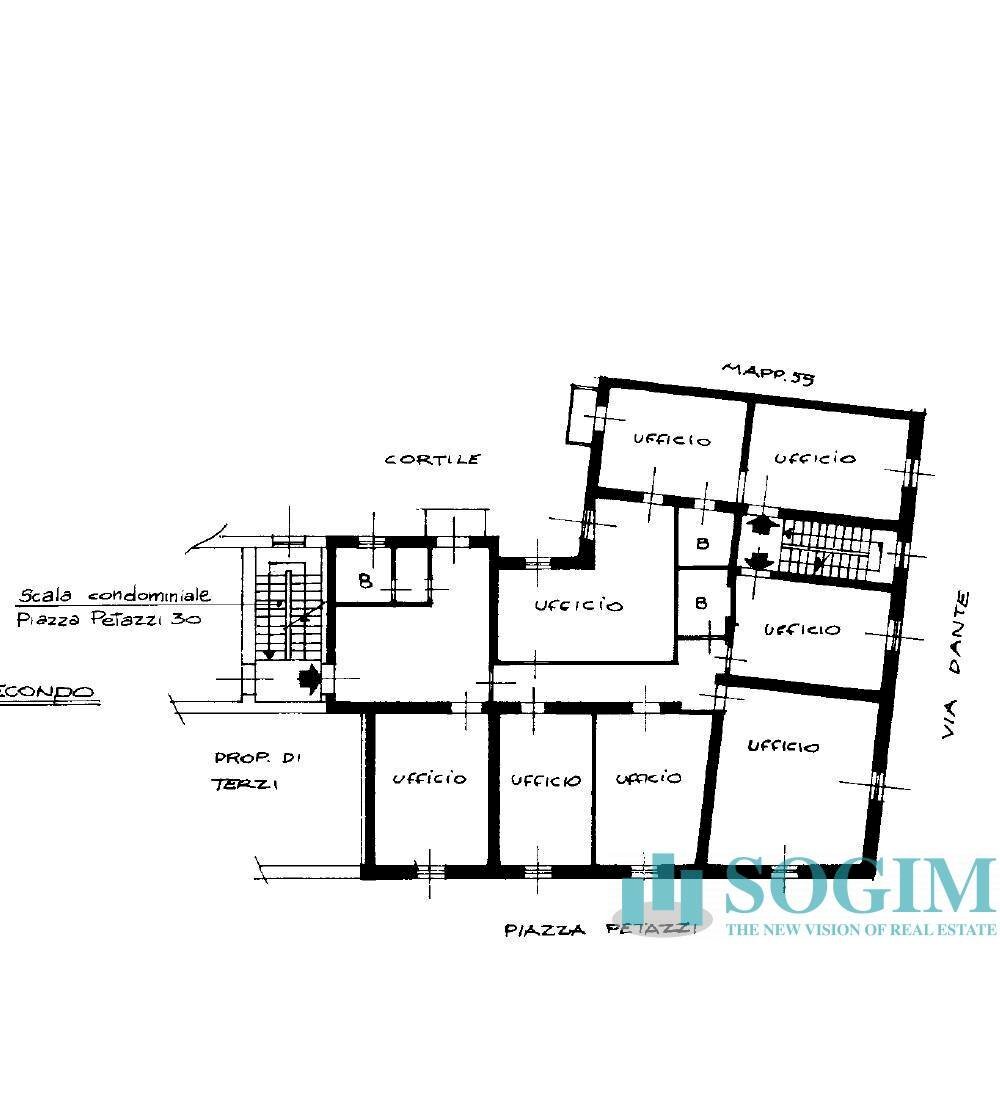 Foto 42 - Appartamento Piazza Petazzi
 
30, Sesto San Giovanni - planimetria 1