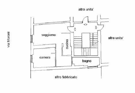 Foto 27 - Bilocale Via Moroni
 
65, Bergamo - planimetria 1