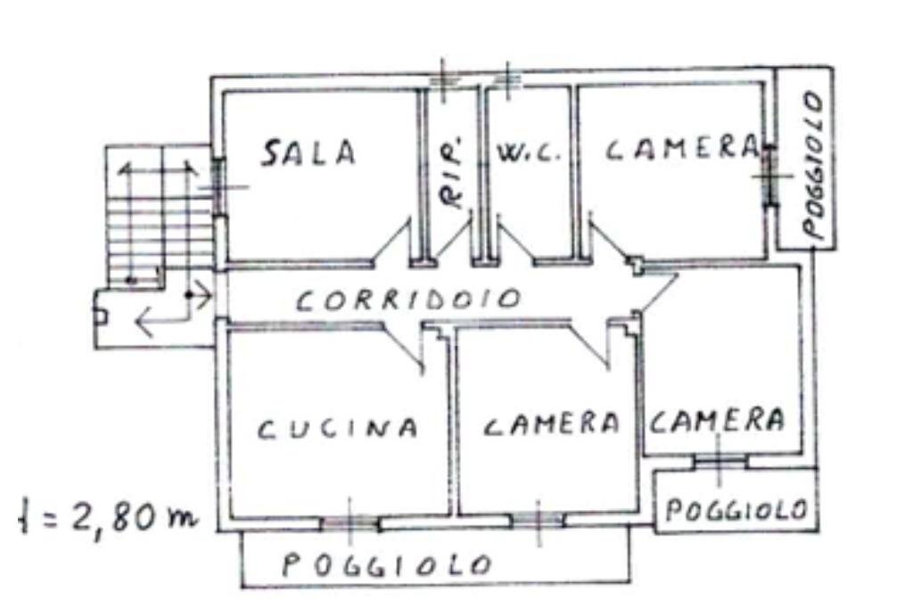 Villa Viale John Fitzgerald Kennedy, Pietrabruna - floor plans 1