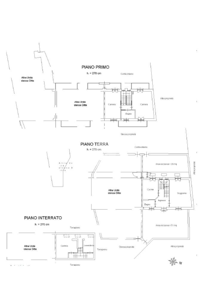 Villa a Schiera Via brayda, Villarbasse - planimetria 1