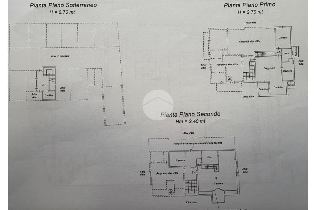 Apartment Via Chiri, Alpignano - floor plans 1