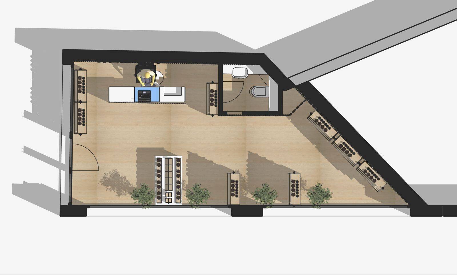 Foto 11 - Locale Commerciale Via Alfredo Soffredini
 
75, Milano - planimetria 1