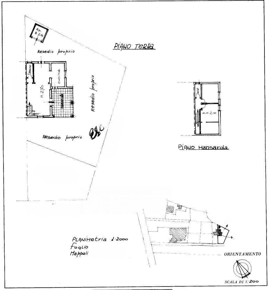Foto 3 - Casa semi indipendente Via Aurelia, Pietrasanta - planimetria 1