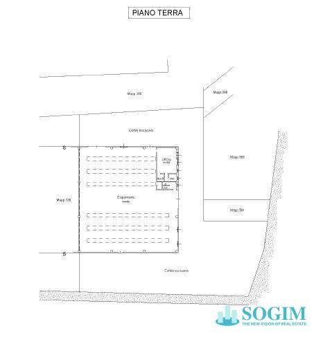 Foto 7 - Capannone Strada Provinciale 181
 
9, Zelo Buon Persico - planimetria 1