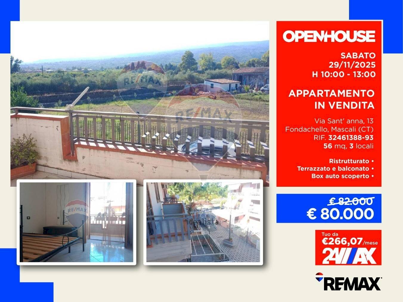 Edificio all\'aperto - Trilocale Via Sant' anna
 
13, Mascali - foto 2