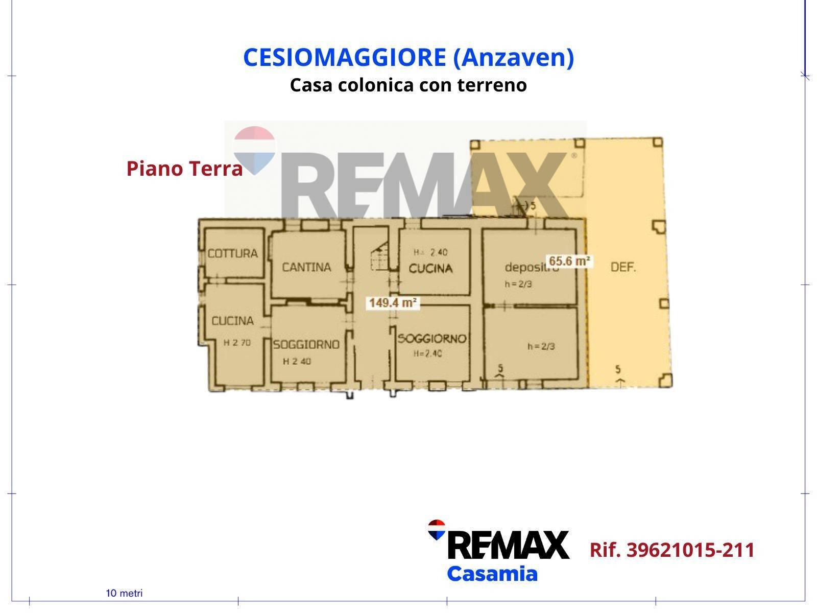 Pianta 2D - Casa indipendente via Piovena
 
57, Cesiomaggiore - planimetria 1