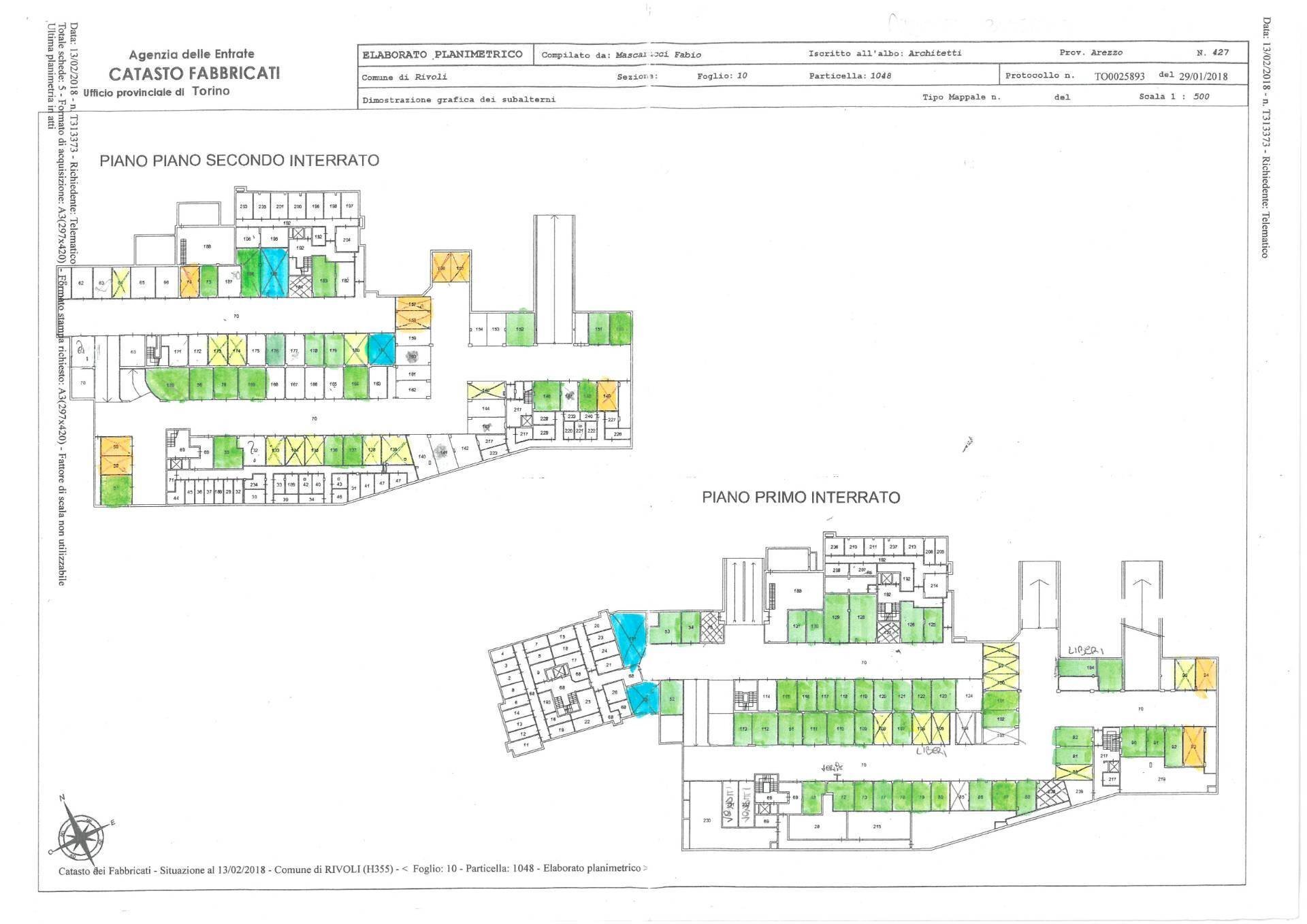 Foto 9 - Box corso Susa
 
156, Rivoli - planimetria 1