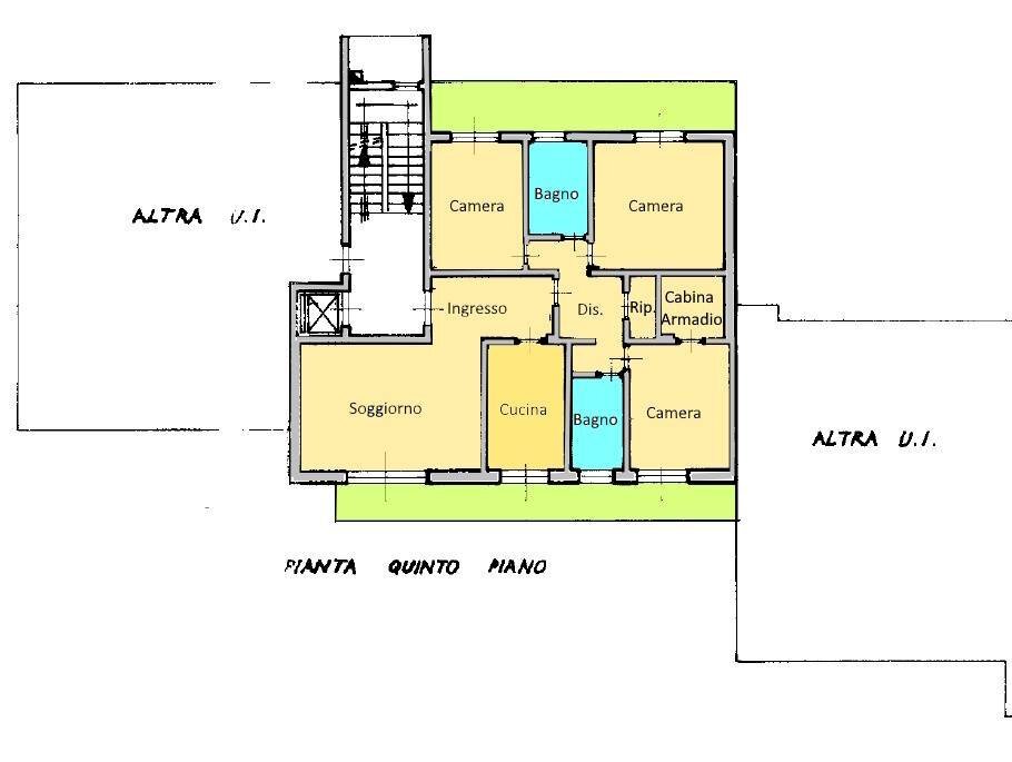 Foto 36 - Four-room apartment via Mameli
 
15, Gallarate - floor plans 1