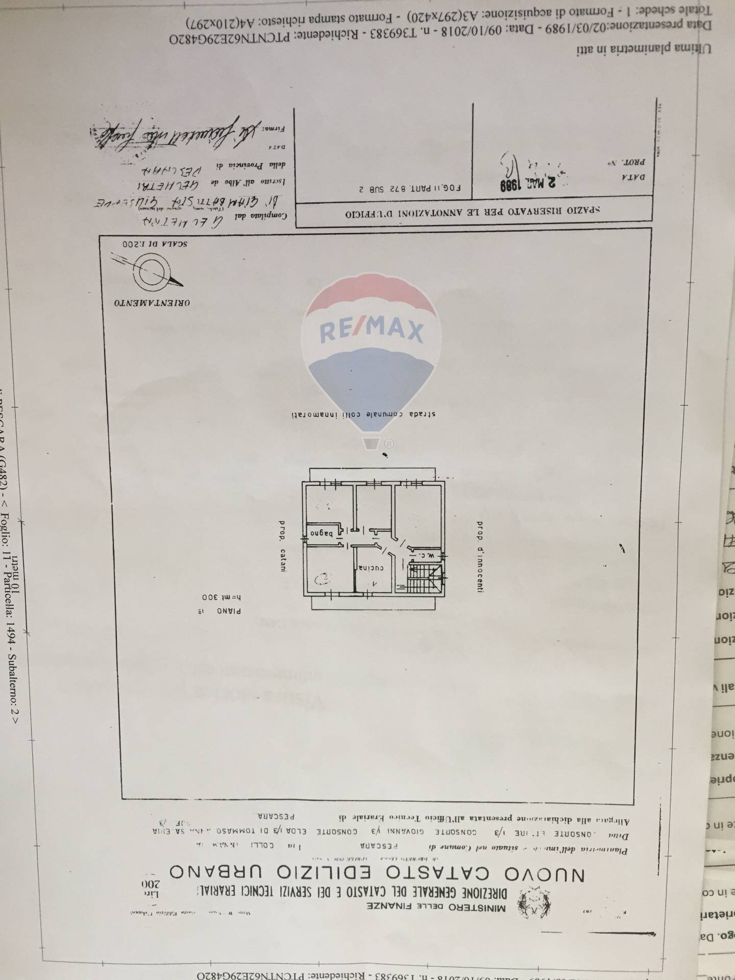 Pianta 2D - Quadrilocale via Colli Innamorati
 
154, Pescara - planimetria 1