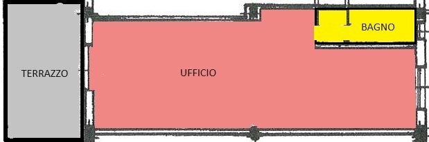 planimetria - Ufficio via emilia est, Rottofreno - planimetria 1