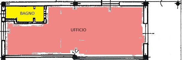planimetria - Ufficio via emilia est, Rottofreno - planimetria 1