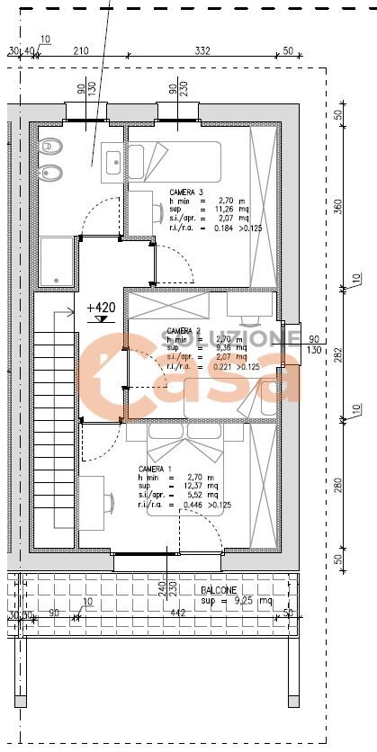 planimetria - Villa Via Dalla Chiesa, Gossolengo - planimetria 1