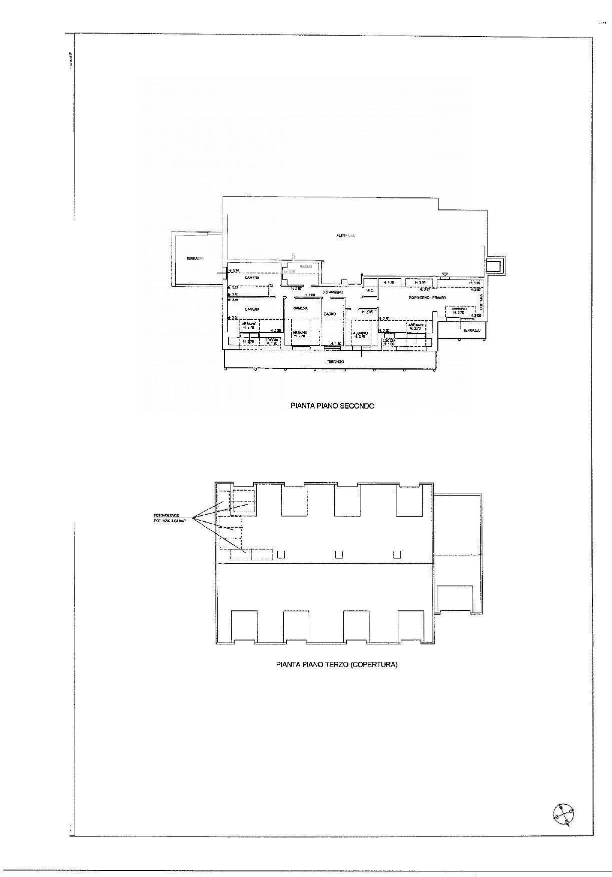 Foto 32 - Attic Via Basse, Casier - floor plans 1